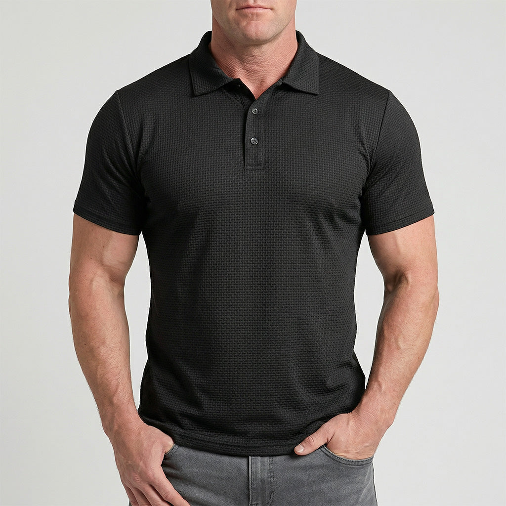 Nuik polo shirt detail